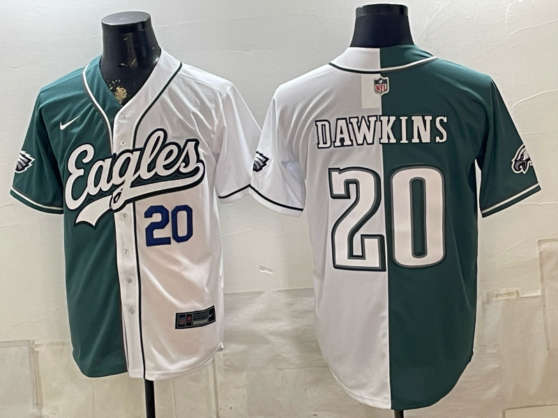 Men 2026 Philadelphia Eagles #20 Dawkins white Nike Limited NFL Jersey 081200